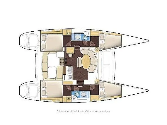 Charter a 11.55m Lagoon 380 S2 in Cogolin