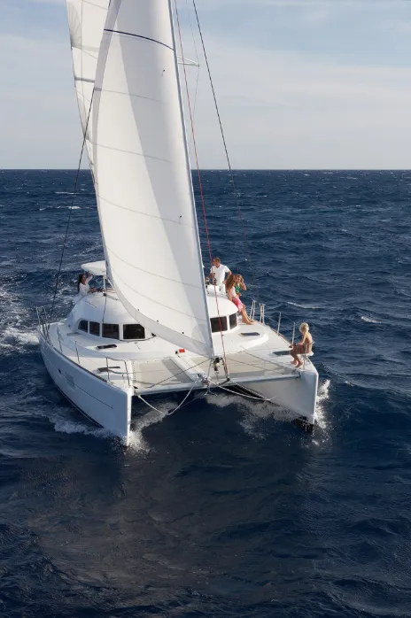 Explore Gouvia on a 11.55m 6 Cabin Catamaran Rental