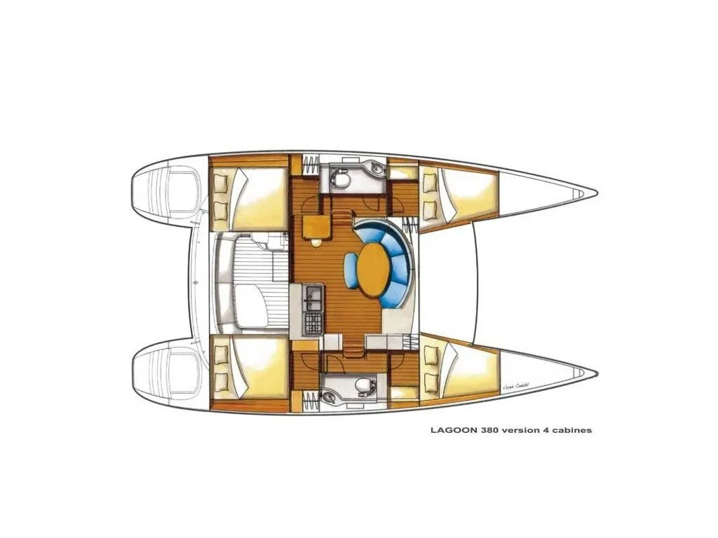 Rent a 11.55m Lagoon 380 S2 in Eden Island