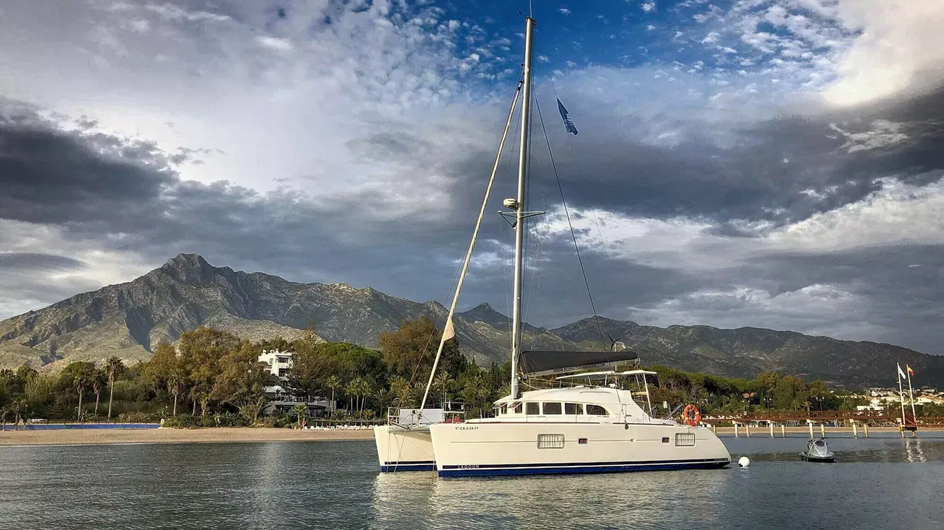 Rent a 11.5m Lagoon 380 S2 in Marbella