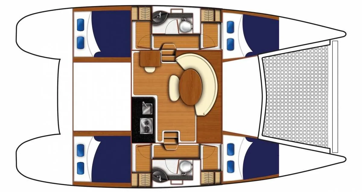 Charter a 11.56m Lagoon 380 S2 Catamaran in Papeete