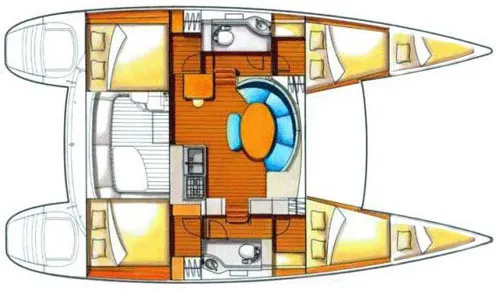 Explore La Trinite-sur-Mer on a 11.5m Rental Catamaran