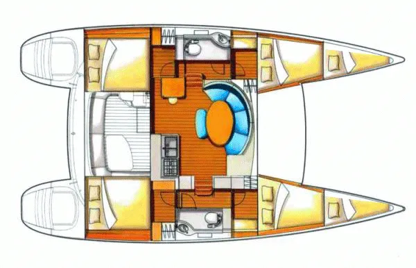 Explore Trat on a 11.55m Rental Catamaran Lagoon 380 S2