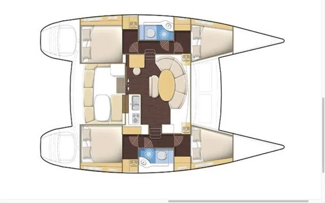 Rent a 11.5m Catamaran Lagoon 380 in Saint George's