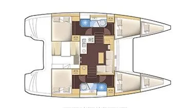 Explore Betina on a 11.74m Lagoon 39 Catamaran Rental