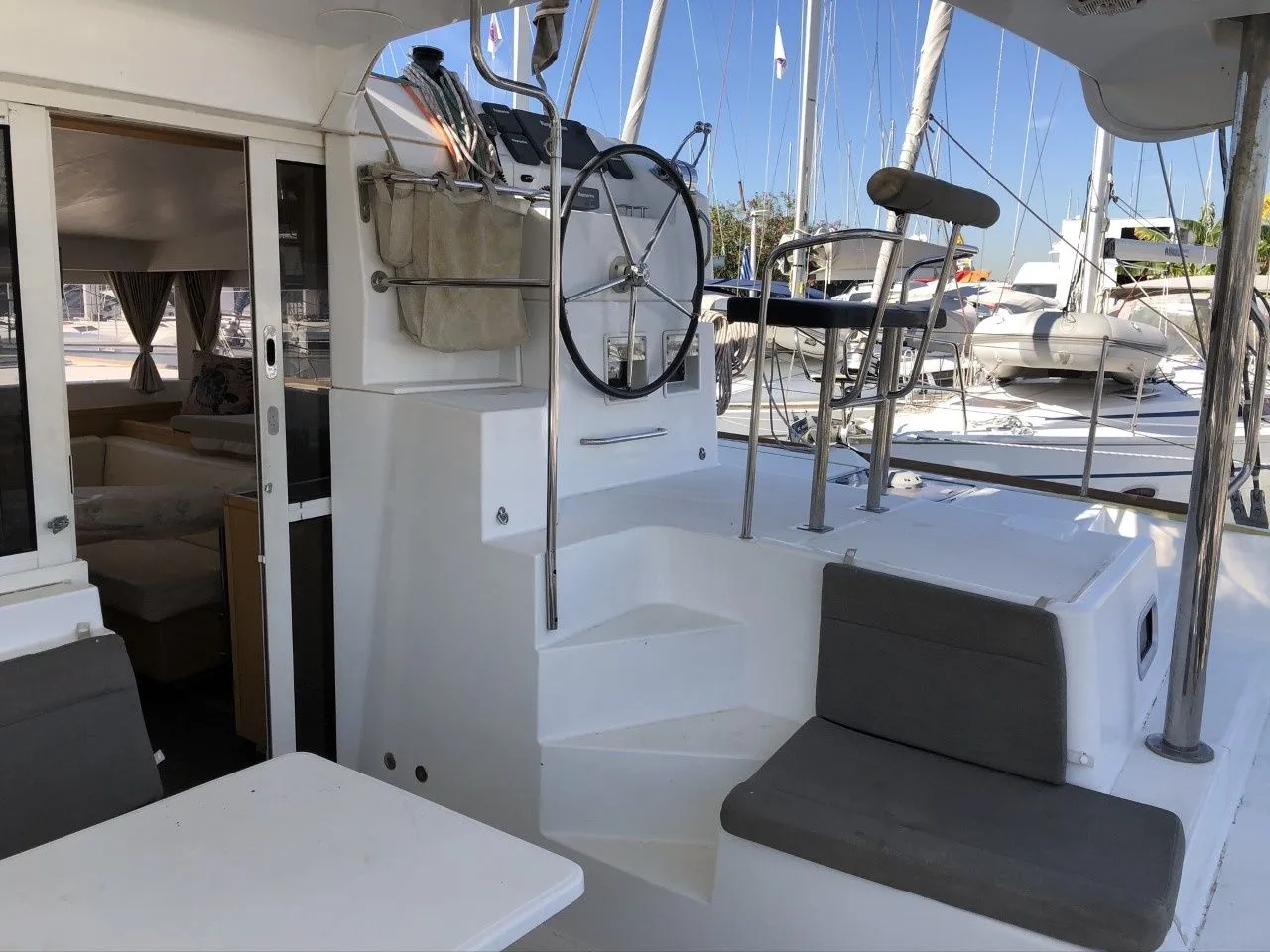 Explore Mykonos City on a 11.74m 4 Cabin Catamaran Rental