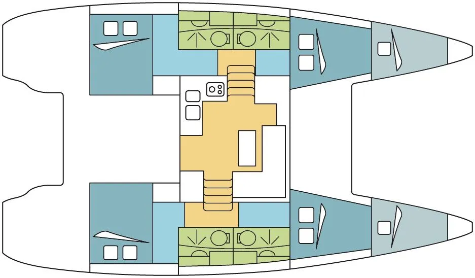 Charter a 11.74m Catamaran in Toulon