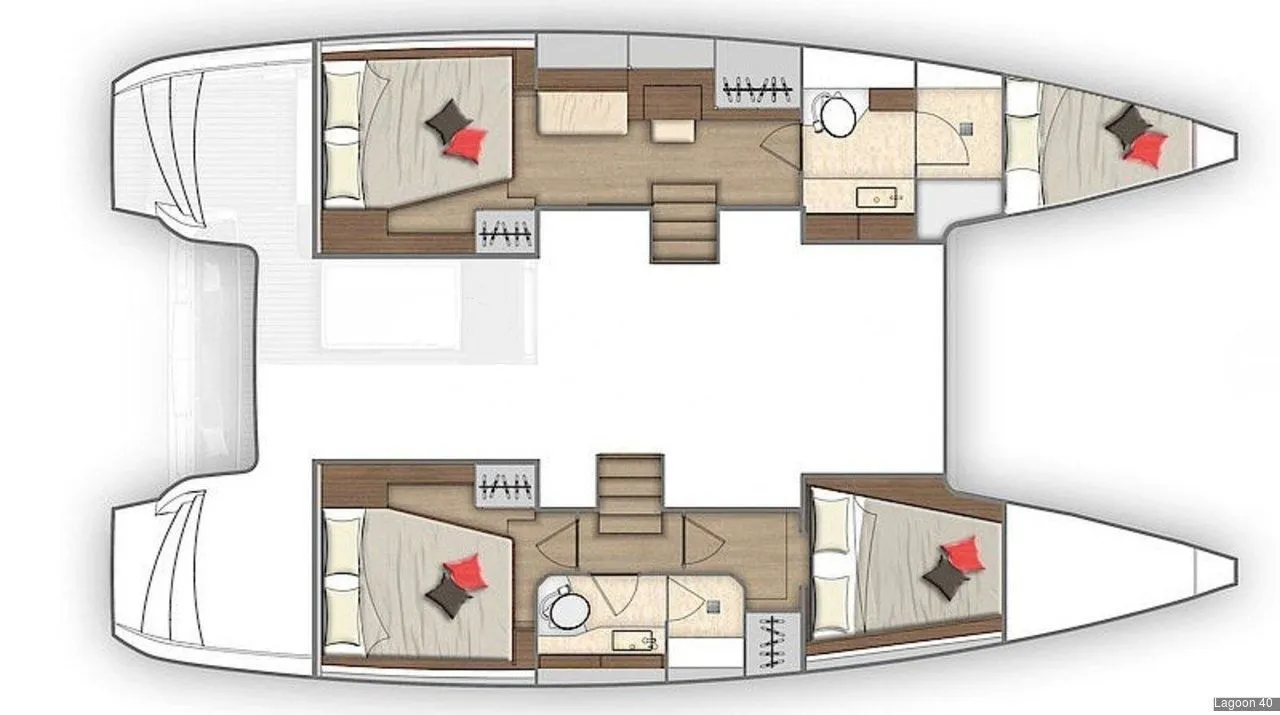 Charter a 11.74m Lagoon 40 in La Trinite-sur-Mer