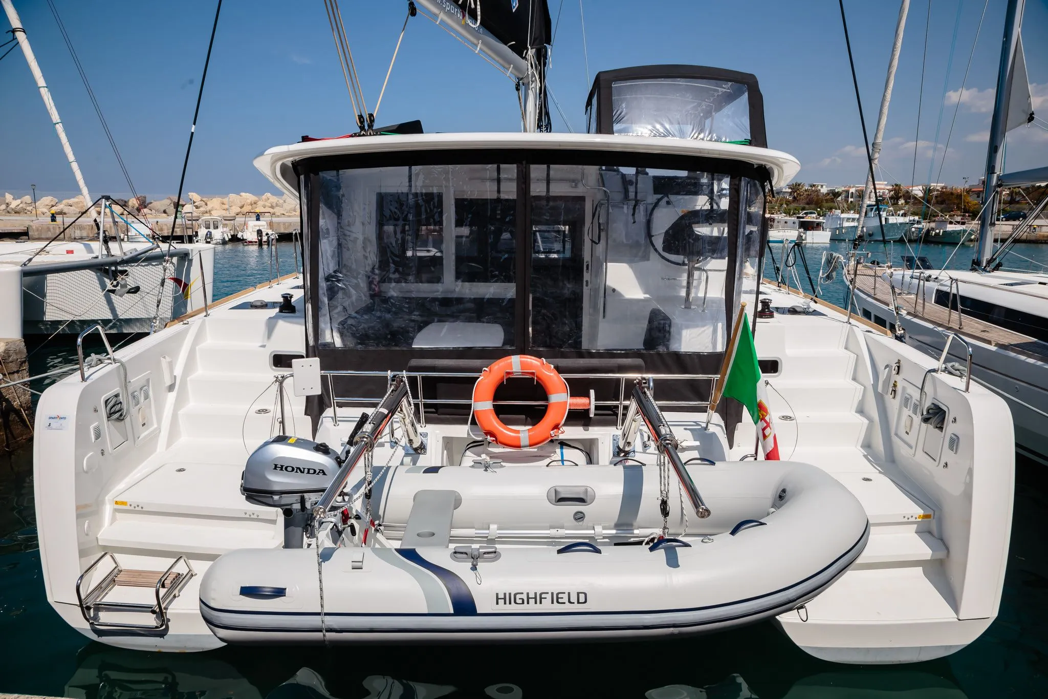 Rent a 11.74m Catamaran in Olbia