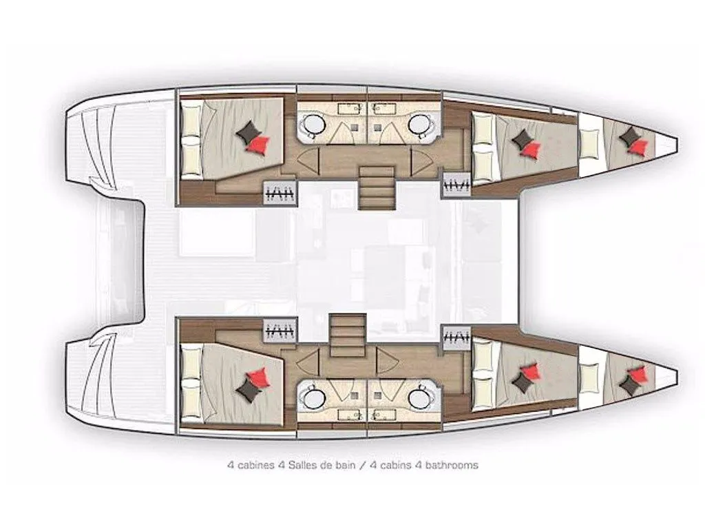 Rent a 11.74m Catamaran in Olbia