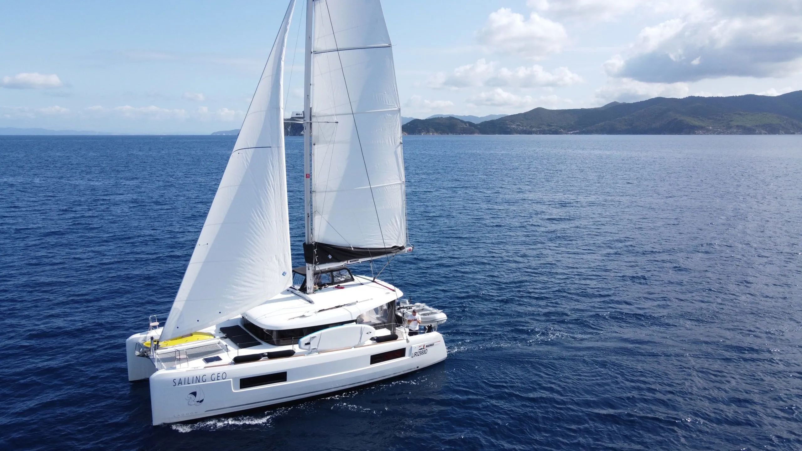 Explore Portoferraio on a 11.73m Rental Lagoon 40