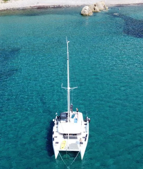 Explore Portoferraio on a 11.73m Rental Lagoon 40