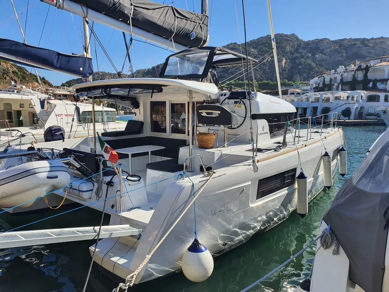 Rent a 11.99m 6 Cabin Catamaran in Olbia