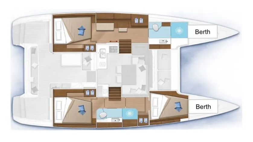 Explore Marsh Harbour on a 11.74m Rental Catamaran Lagoon 40