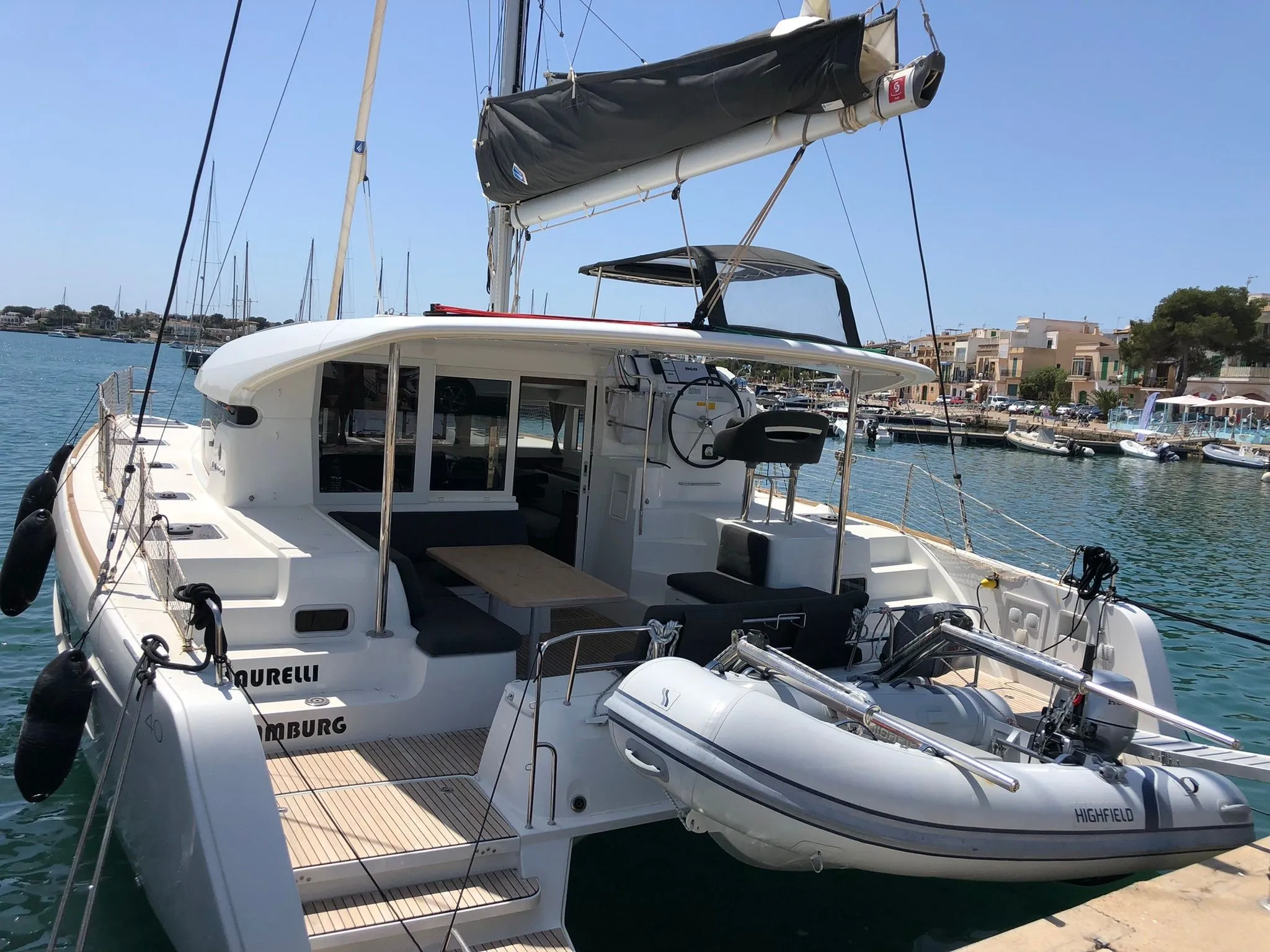 Rent a 11.74m Catamaran in Portocolom