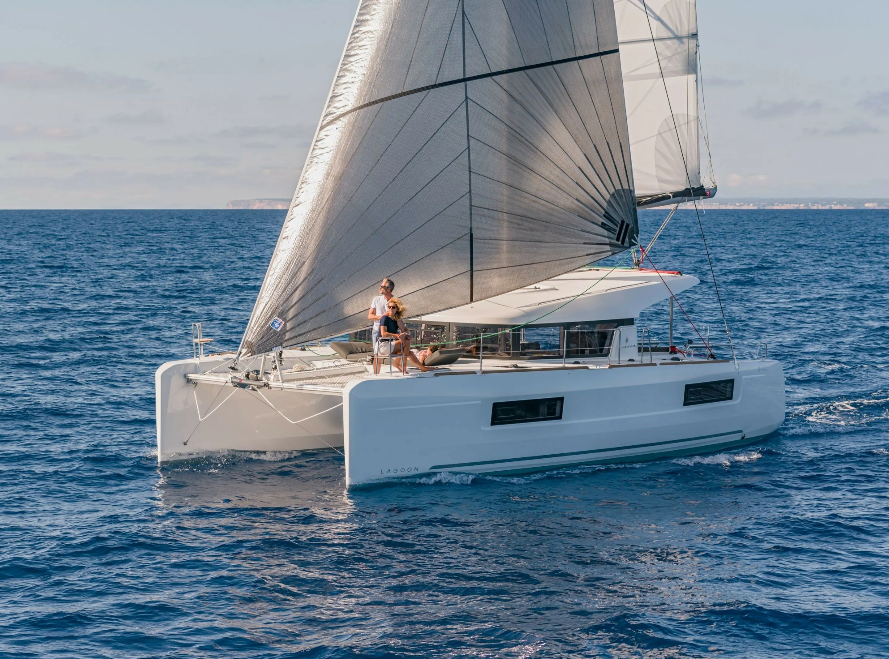 Explore Lelystad on a 11.75m Lagoon 40 Catamaran Rental