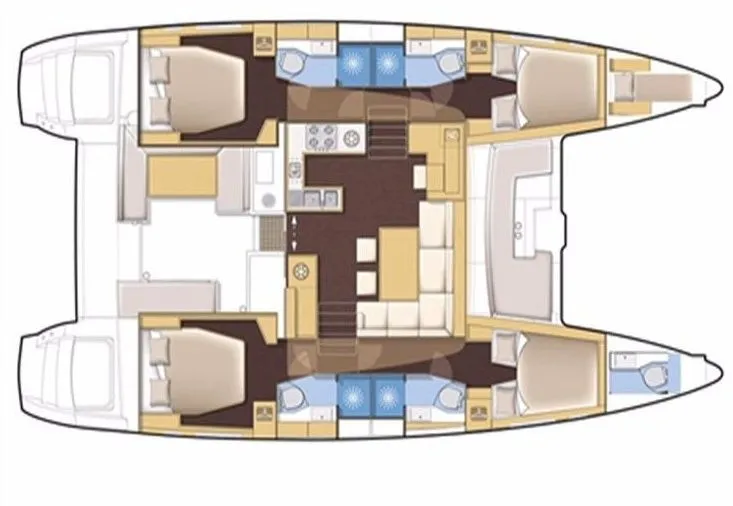 Rent a 11.74m Catamaran in Orhaniye