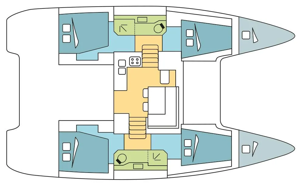 11.74m Bormes-les-Mimosas Catamaran Hire