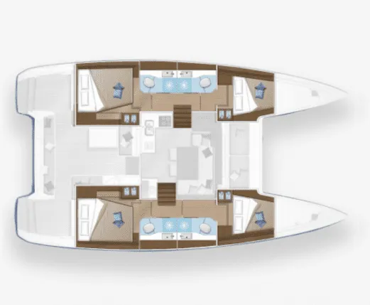 Rent a 11.73m Lagoon 40 Catamaran in Paraty