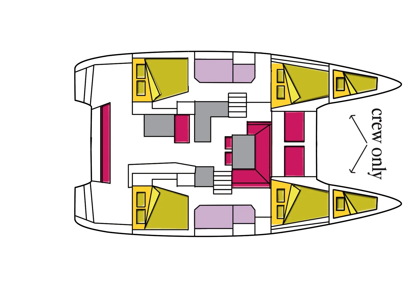 Explore Castiglioncello on a 11.74m Rental Catamaran