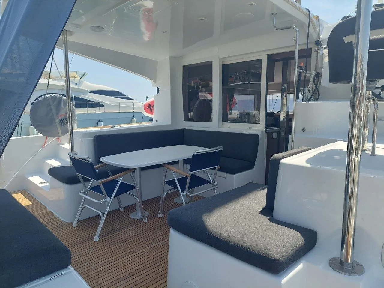 Explore Novi Vinodolski on a 11.74m 5 Cabin Catamaran Rental