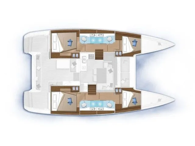 Explore Pirovac on a 11.74m 6 Cabin Catamaran Rental