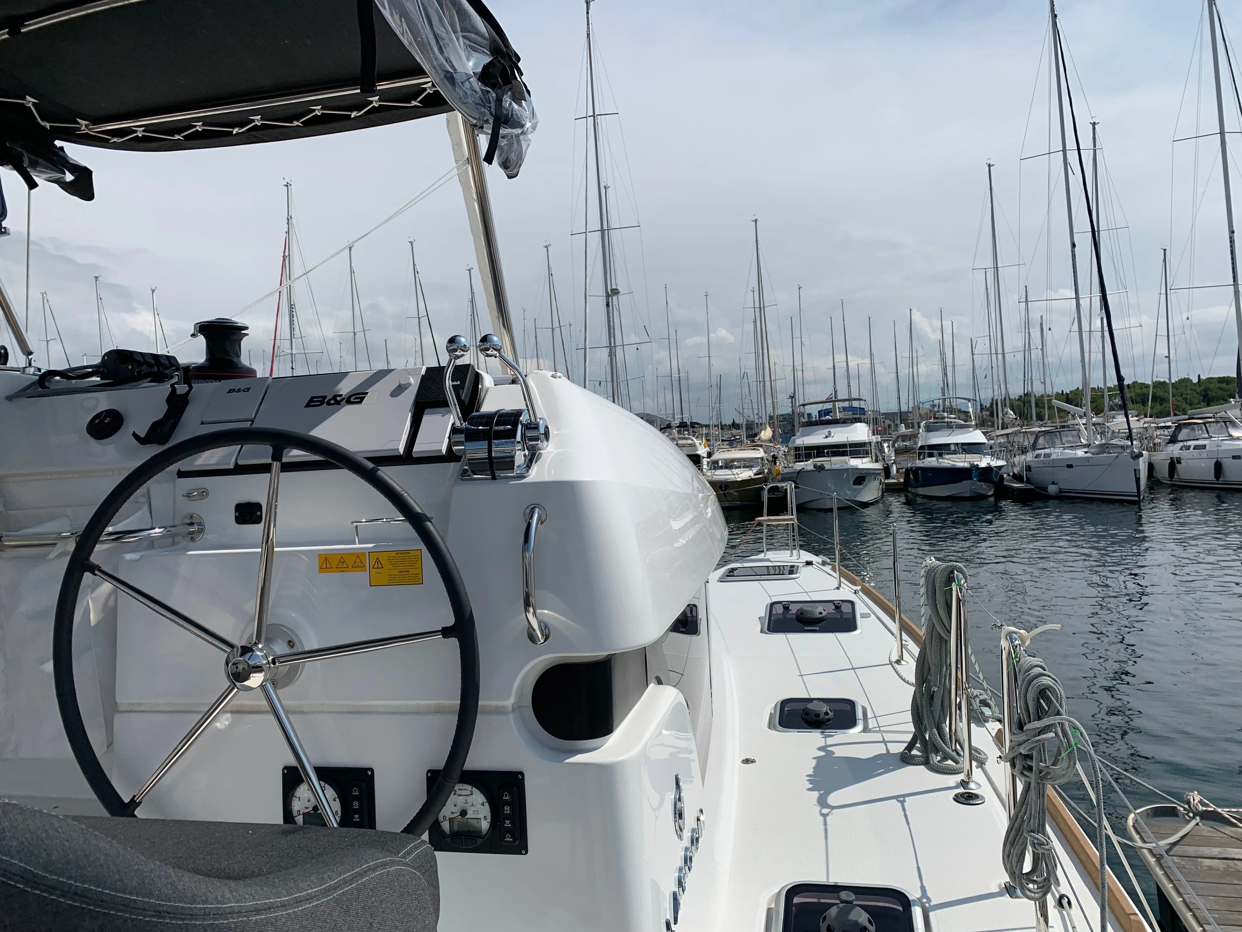 Explore Pirovac on a 11.74m 6 Cabin Catamaran Rental