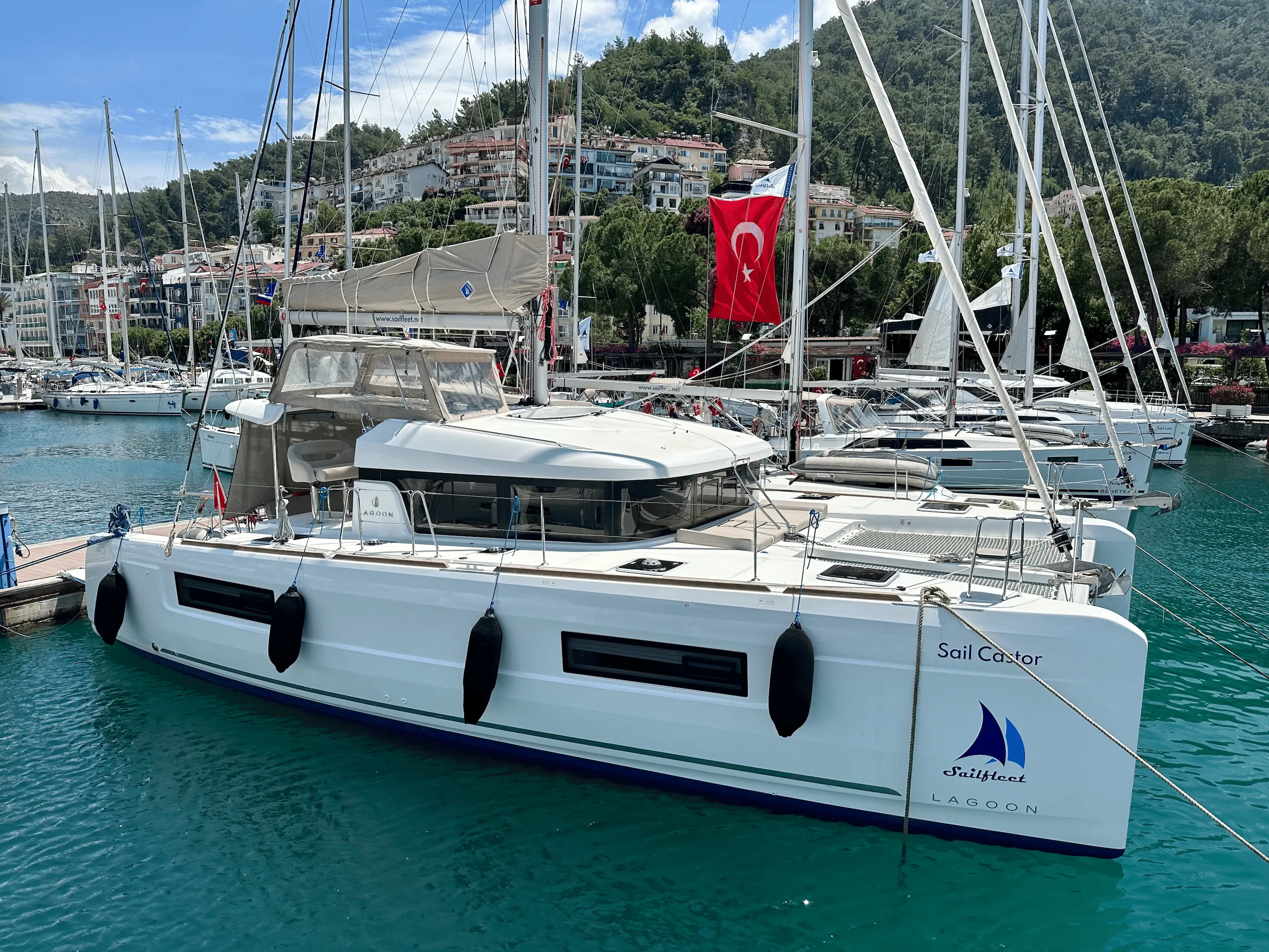11.74m Fethiye Lagoon 40 Hire
