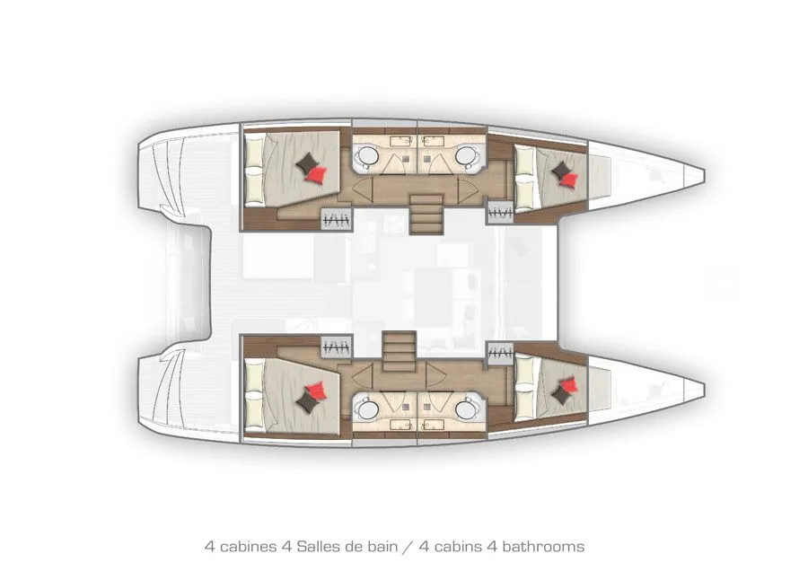 11.74m Slano Catamaran Hire