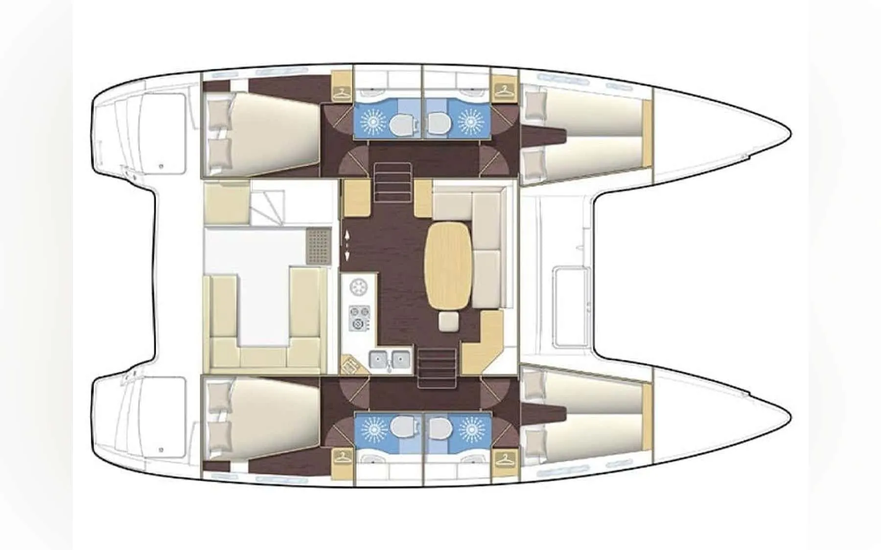 Explore Isla Canela on a 11.94m Rental Catamaran Lagoon 400