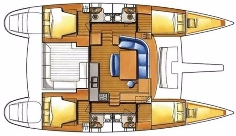 11.97m Volos Catamaran Hire