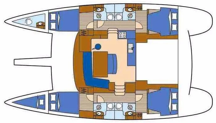 13.61m Vigo Lagoon lagoon-440 Catamaran Hire