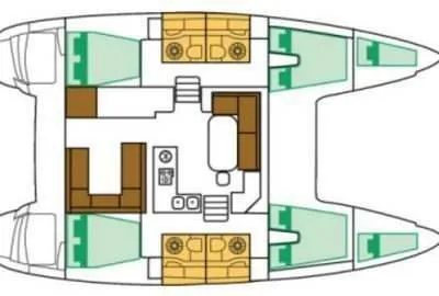 Charter a 11.97m Catamaran in Nikiti