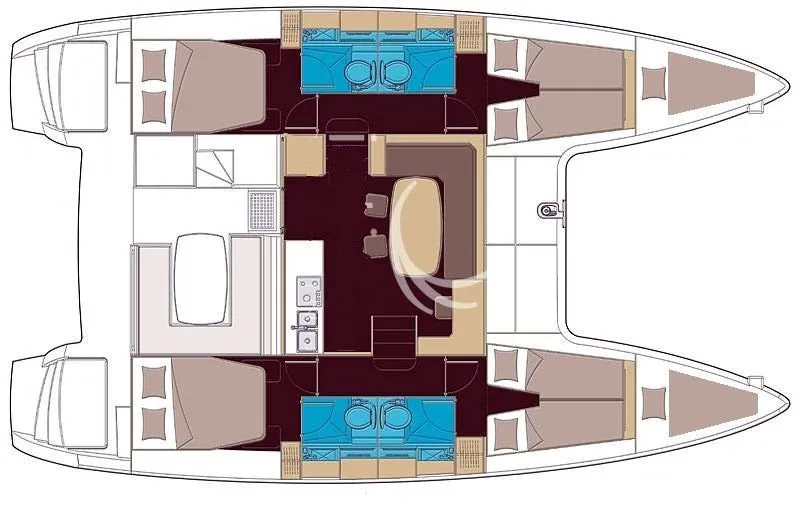 Charter a 11.97m Catamaran Lagoon 400 in Split