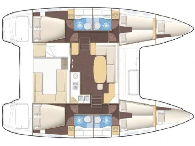 Rent a 11.97m 4 Cabin Catamaran in Palermo