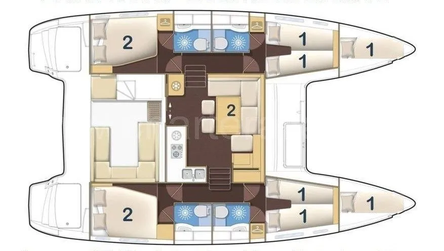 Rent a 12m Boat in Cala Jondal