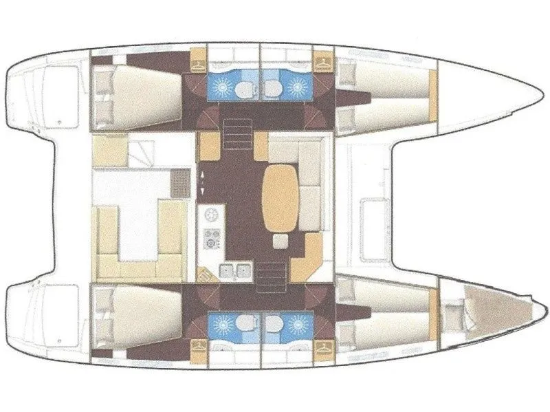 Charter a 11.97m Lagoon 400 S2 Catamaran in Bophut