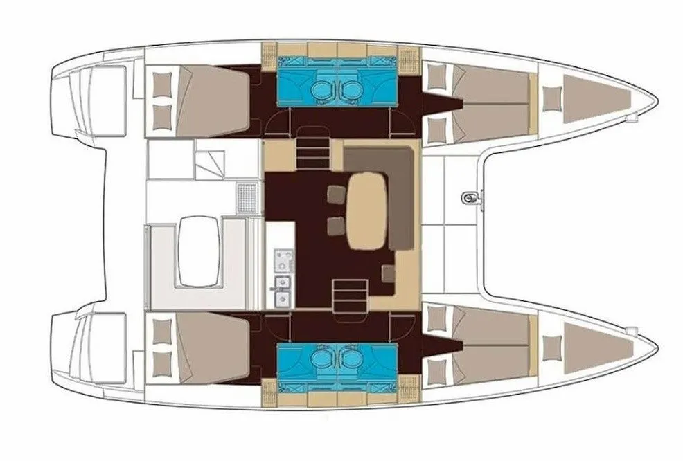 11.97m Anzio Lagoon 400 S2 Hire