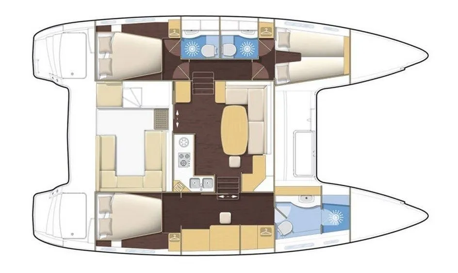 Rent a 11.97m Lagoon 400 S2 in Krabi town