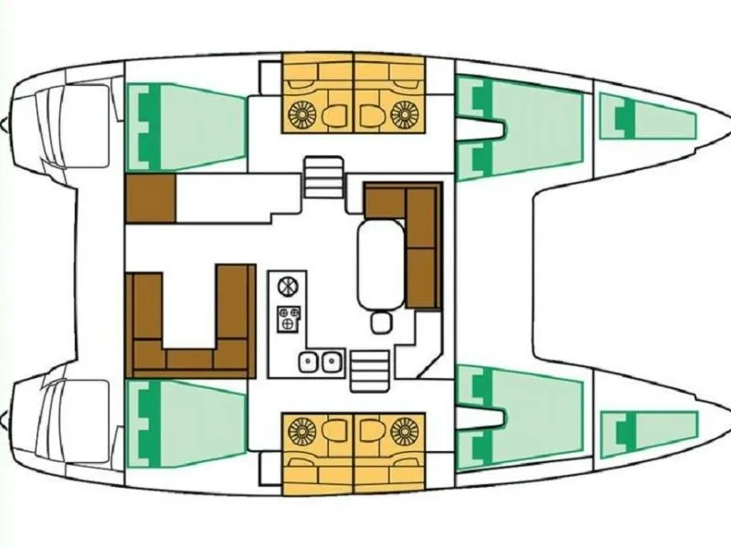 Explore Šibenik on a 11.97m Rental Catamaran Lagoon 400 S2