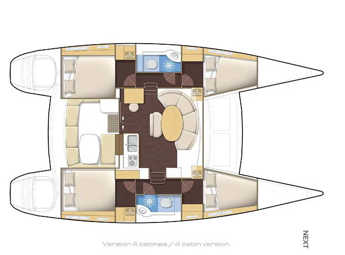 Rent a 11.97m Catamaran in Nikiti
