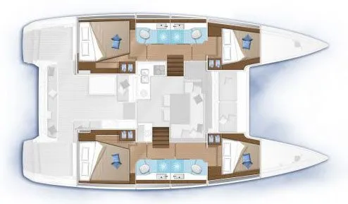 Explore Sant Antoni de Portmany on a 11.99m Rental Lagoon 400 S2