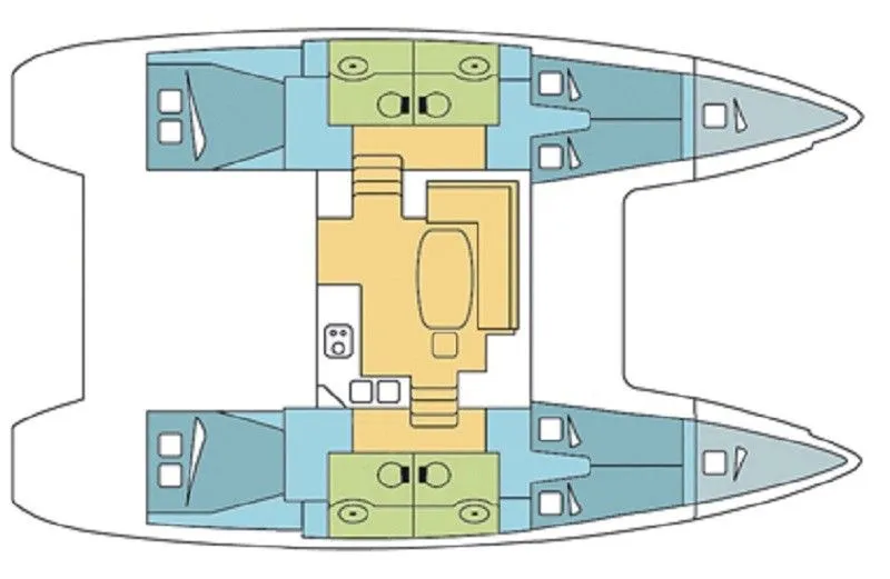 Explore Dubrovnik on a 11.97m 6 Cabin Catamaran Rental