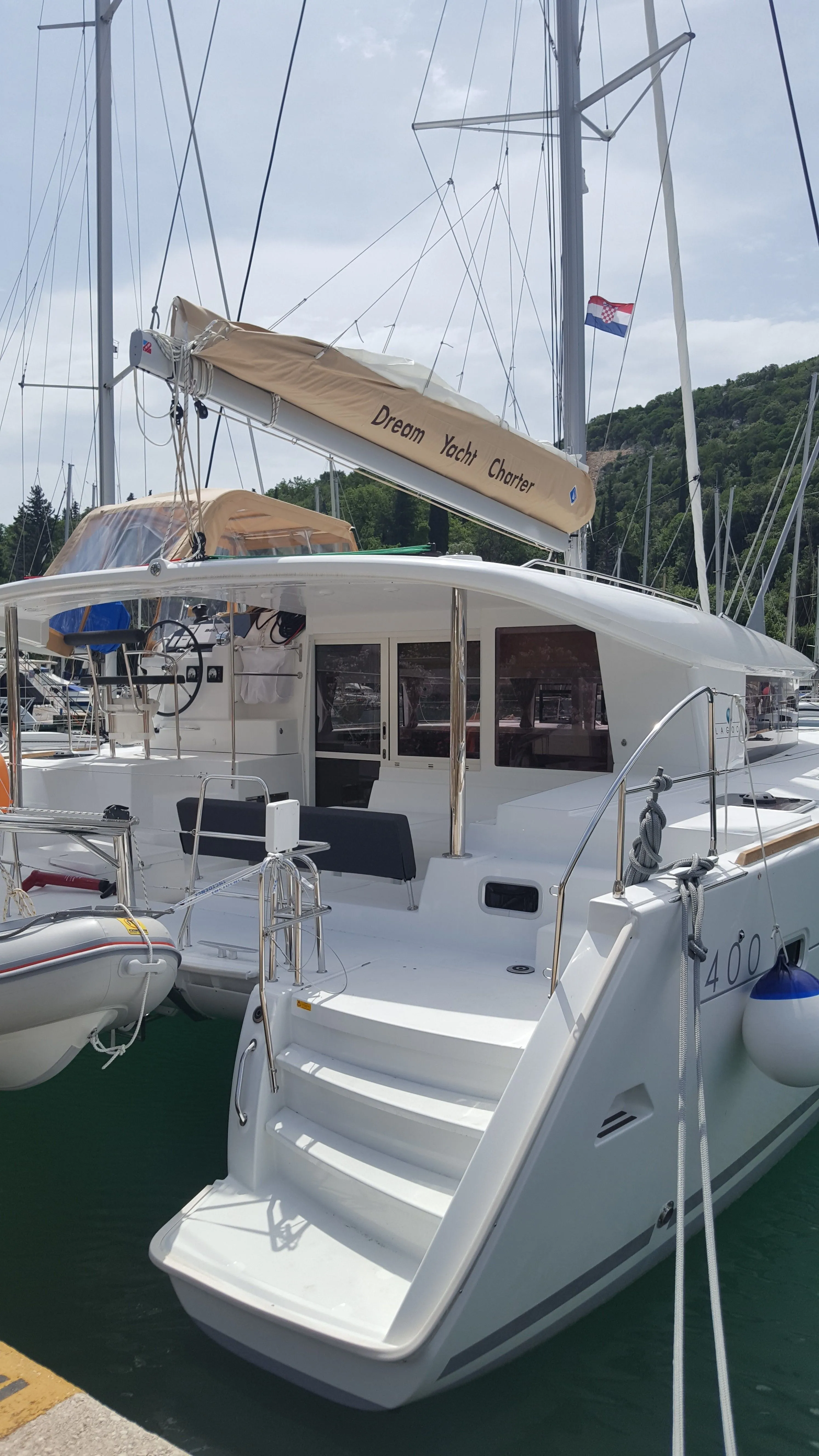Explore Dubrovnik on a 11.97m 6 Cabin Catamaran Rental