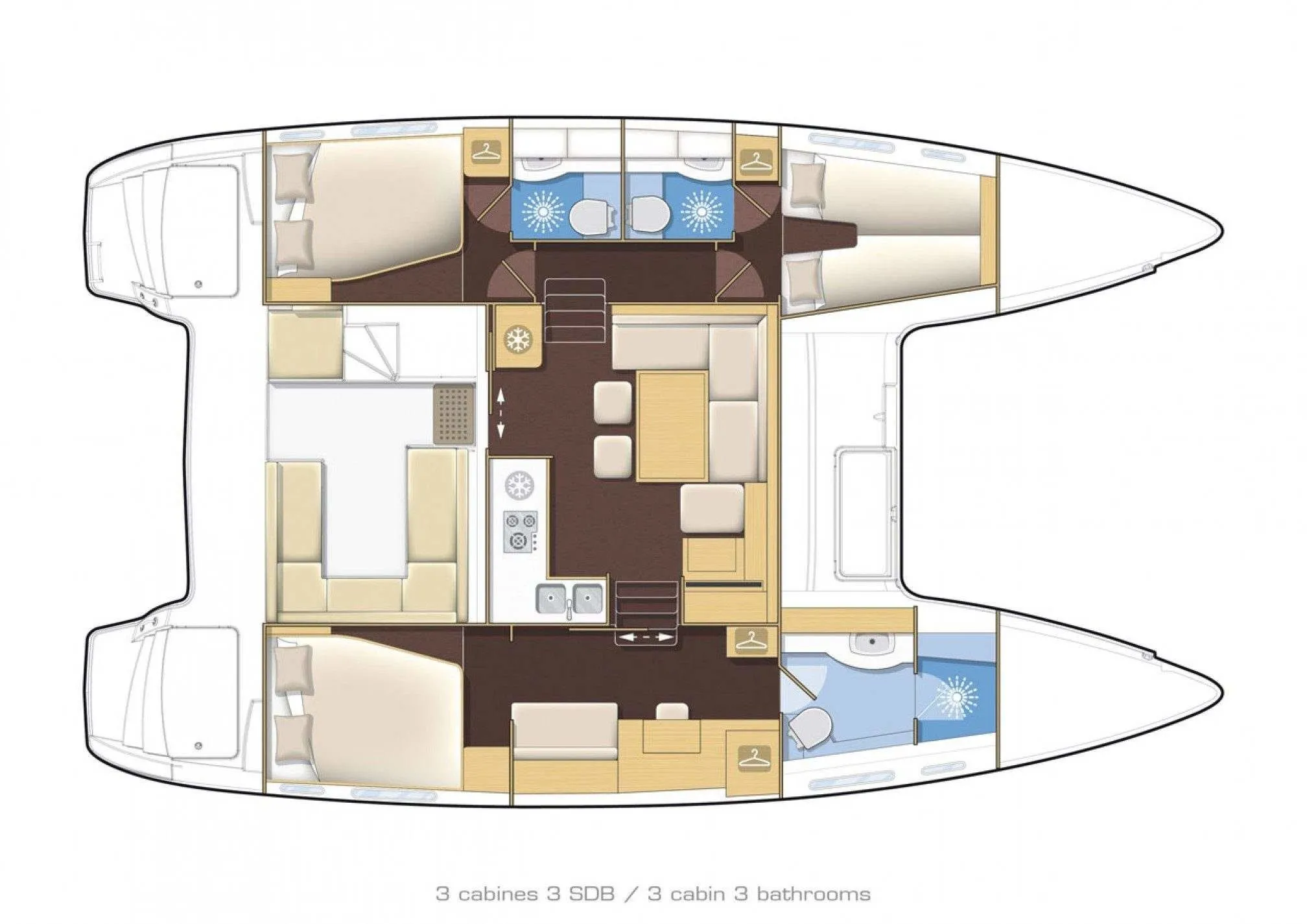 11.74m Los Angeles Catamaran Hire