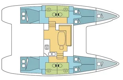 Explore Pula on a 11.97m Rental Catamaran Lagoon 400 S2