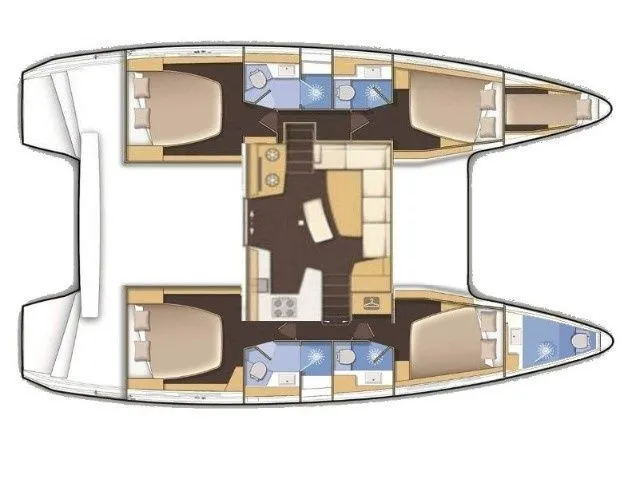 Charter a 12.79m Catamaran Lagoon 42 in Rhodes Town