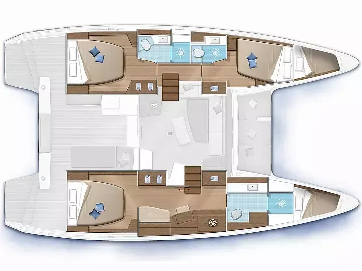 Explore Benalmádena on a 12.94m Lagoon 42 Catamaran Rental