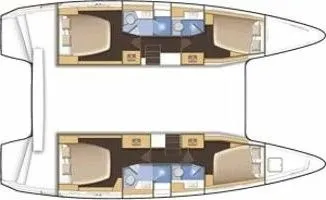 12.8m Kastela Catamaran Lagoon 42 Hire