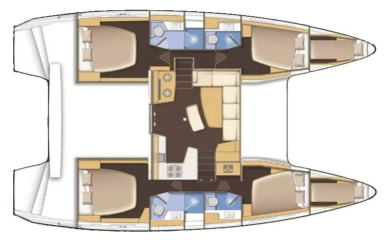 Rent a 12.8m Catamaran in Primošten
